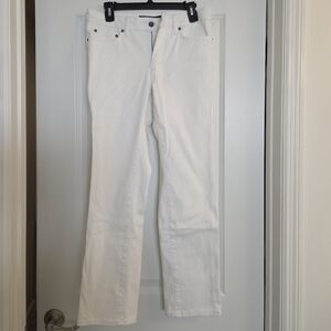 Lauren Ralph Lauren Women's Cream Flare Jeans